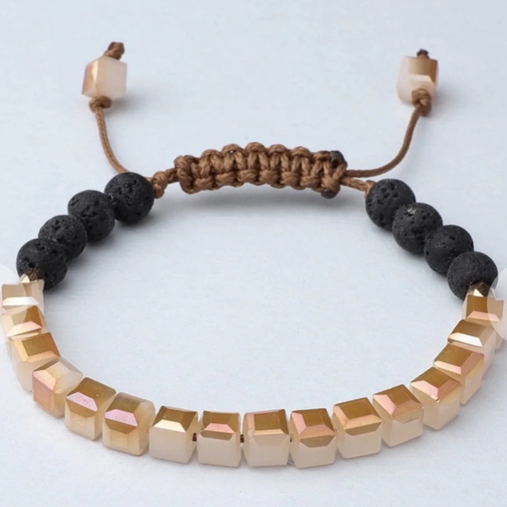 Glass Diffuser Bracelet (PEACHES & CREAM)